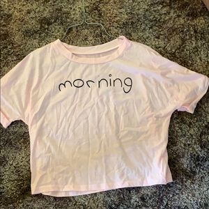 Pink “Morning” Shirt